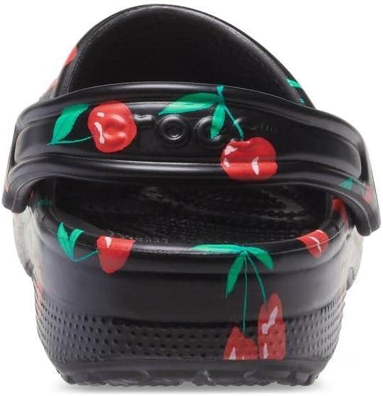 imageCrocs UnisexAdult Classic Graphic ClogsCherry