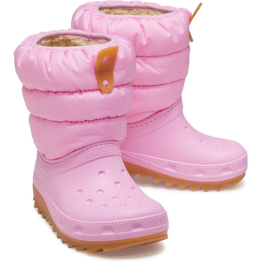 imageCrocs Classic Neo Puff Boot ToddlerPink TweedGum