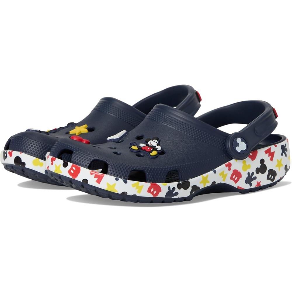 imageCrocs Girls Disney Mickey Minnie Mouse ClogsNavyMickey Jibbitz