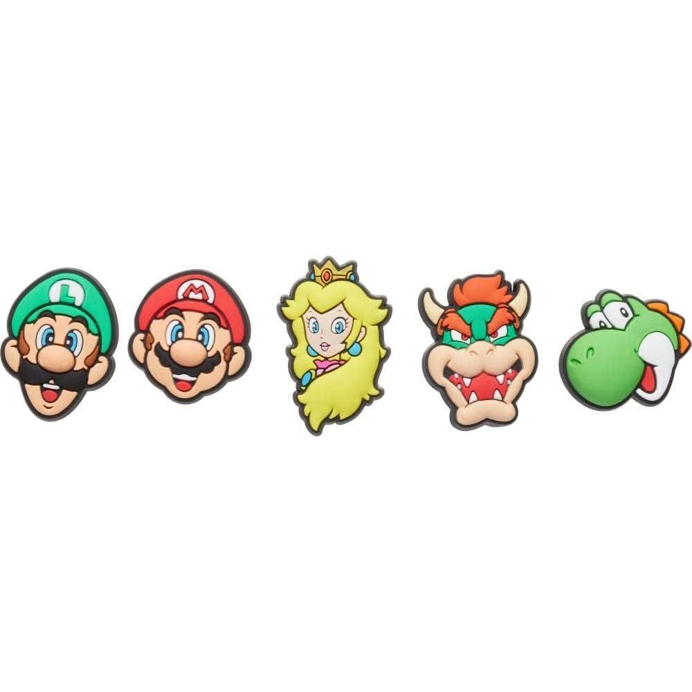 imageCrocs Jibbitz 5Pack Unicorn Shoe CharmsSuper Mario 5Pack
