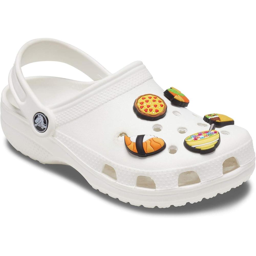 imageCrocs Jibbitz Food  Stylish Shoe Charms  Synthetic Material  Jibbitz Packs Shoe Charms  OneofakindsJibbitz Foodie 5Pack