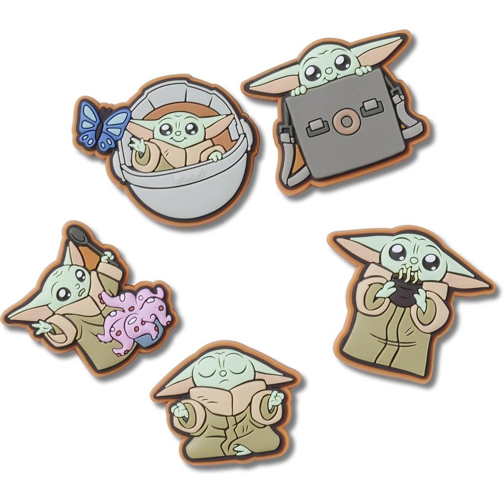 imageCrocs Jibbitz MultiPack Star Wars Shoe Charms  JibbitzGrogu