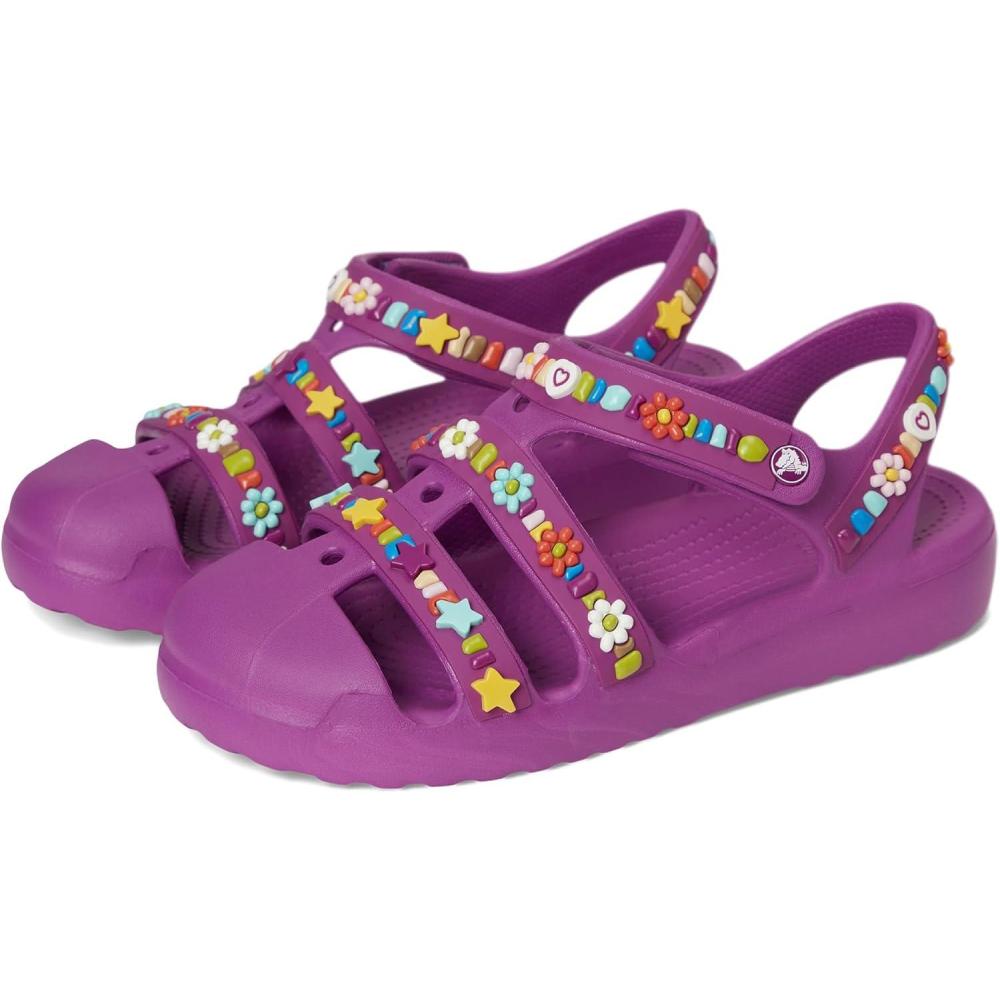 imageCrocs Kids Classic Fisherman SandalsGrapeberry