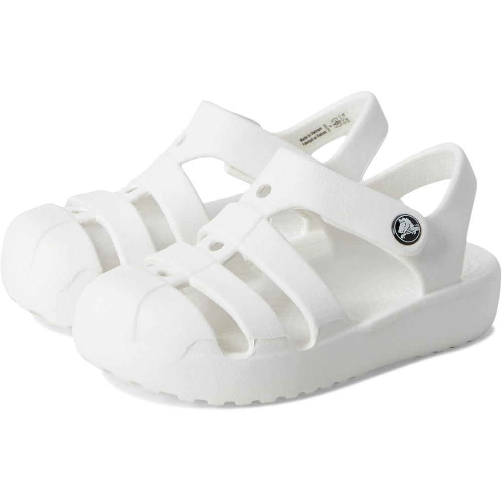 imageCrocs Kids Classic Fisherman SandalsWhite