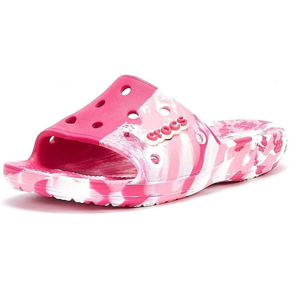 imageCrocs Unisex Adult Classic Graphic SlidesCandy Pink Pink Lemonade