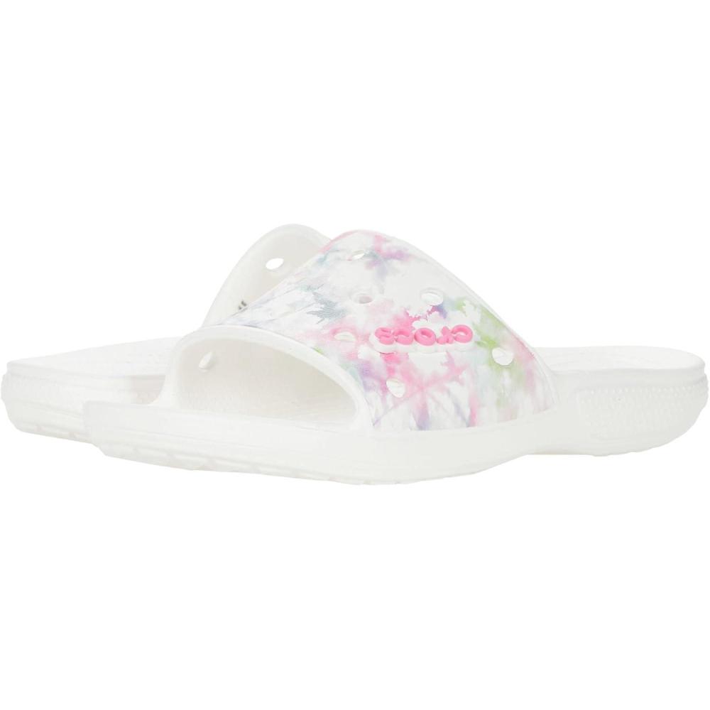 imageCrocs Unisex Adult Classic Graphic SlidesPastel Bleach Dye