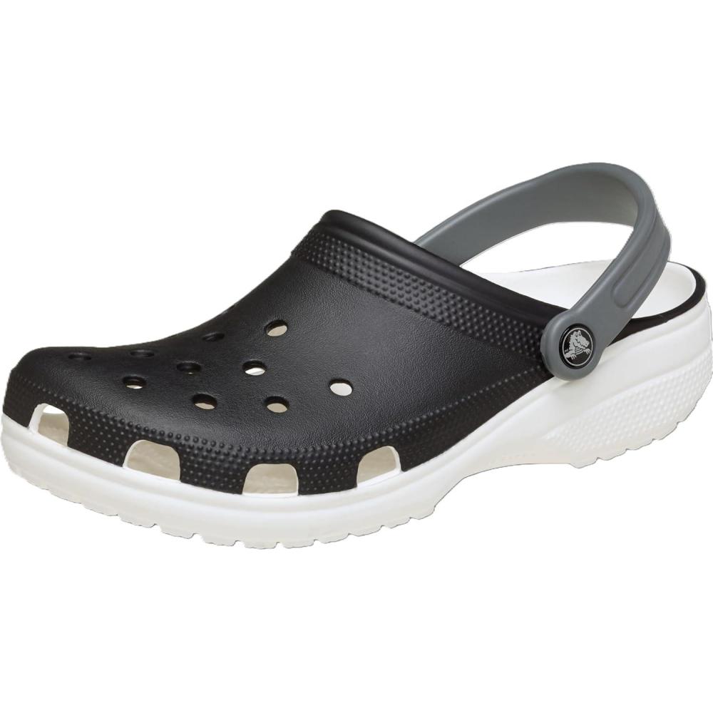 imageCrocs Unisex Adult Classic Retro Sport Slip On ClogsBlack