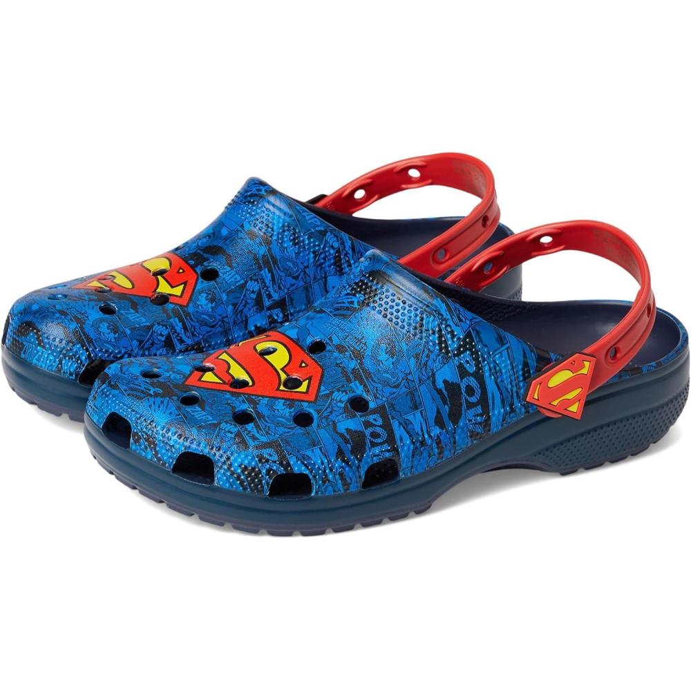 imageCrocs Unisex Classic Superman Clog Multi Mens 10 Womens 12 Medium