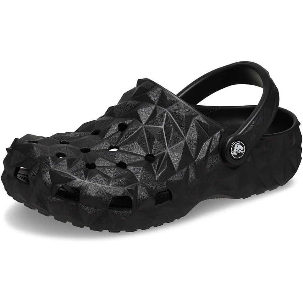 imageCrocs UnisexAdult Classic Geometric ClogBlack