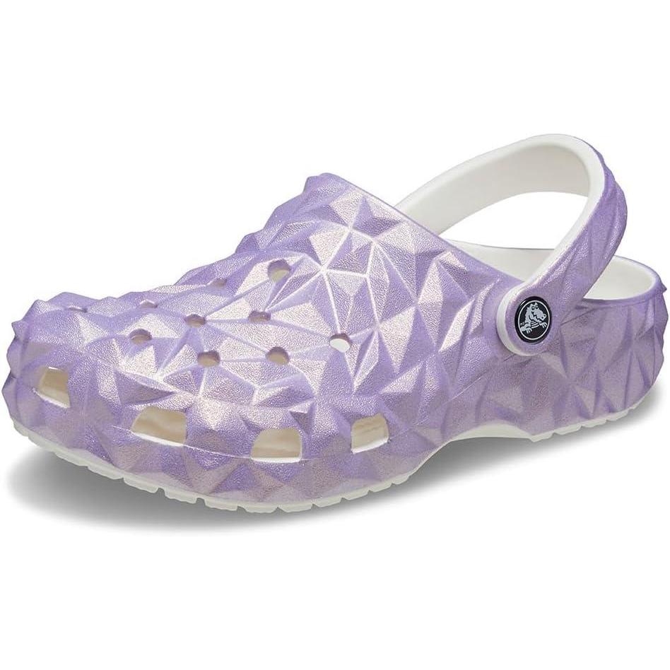 imageCrocs UnisexAdult Classic Geometric ClogIridescent Lilac