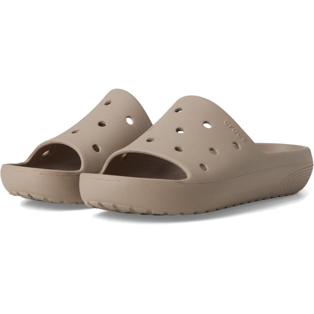 imageCrocs UnisexAdult Classic Slide 20 SandalTaupe