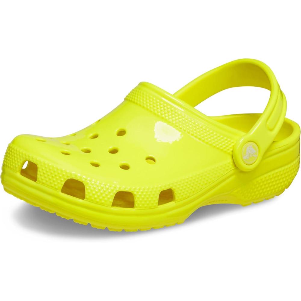 imageCrocs UnisexAdult Classic Sparkly Clog Metallic and Glitter ShoesAcidity