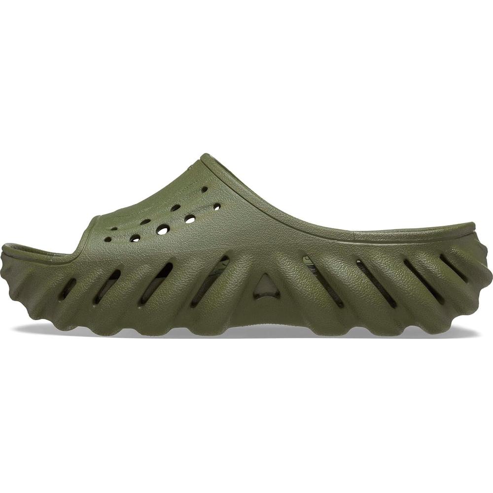 imageCrocs UnisexAdult Echo SlideArmy Green