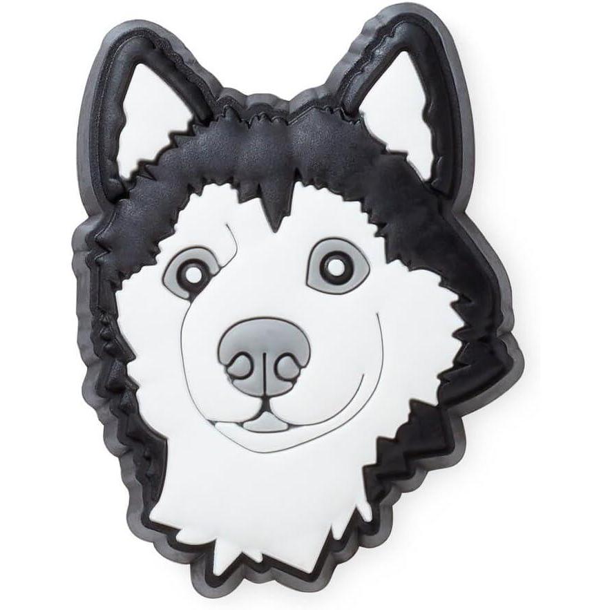 imageCrocs UnisexAdult Jibbitz  Pets ampamp Animal Shoe Charms Cat ampamp Dog Singles for Girls ampamp BoysHusky Dog