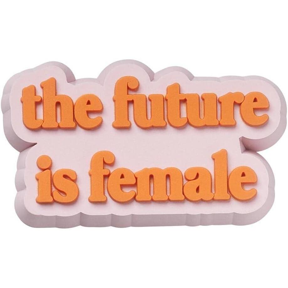 imageCrocs UnisexAdult Jibbitz Shoe Charms  Cute Girly Shoe Charm Singles Charms for Girls and BoysThe Future is Female