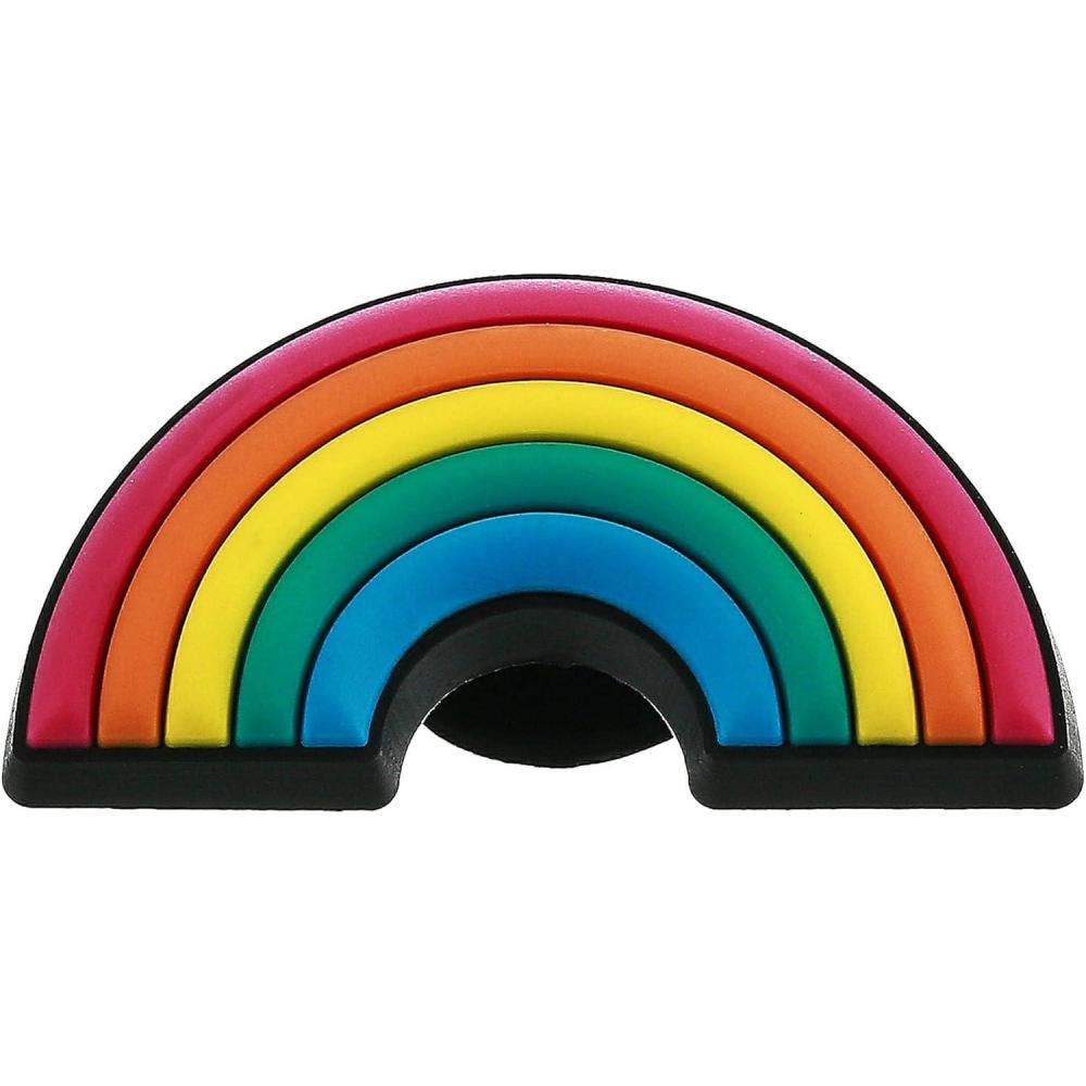 imageCrocs UnisexAdult Jibbitz Shoe Charms  LGBTQ Pride Shoe Charm Singles Cute Rainbow Charms for AdultsRainbow