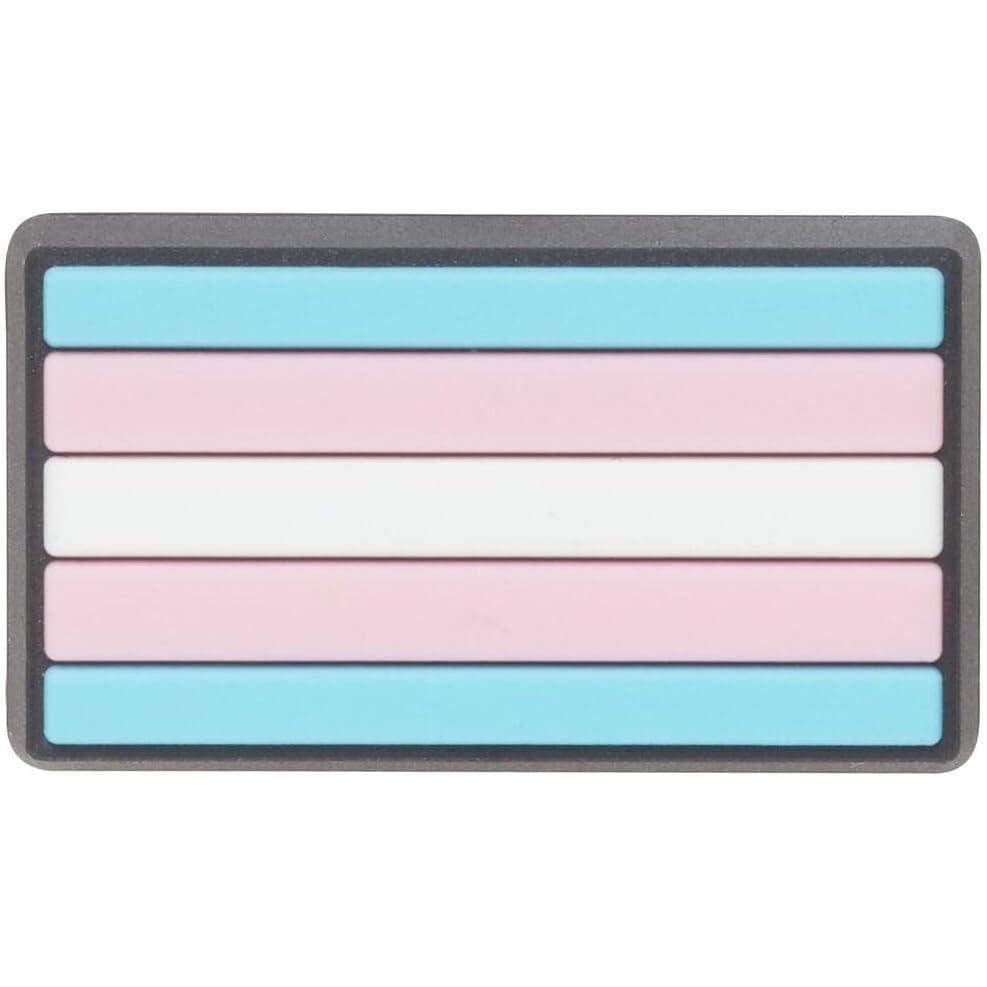 imageCrocs UnisexAdult Jibbitz Shoe Charms  LGBTQ Pride Shoe Charm Singles Cute Rainbow Charms for AdultsTransgender Flag