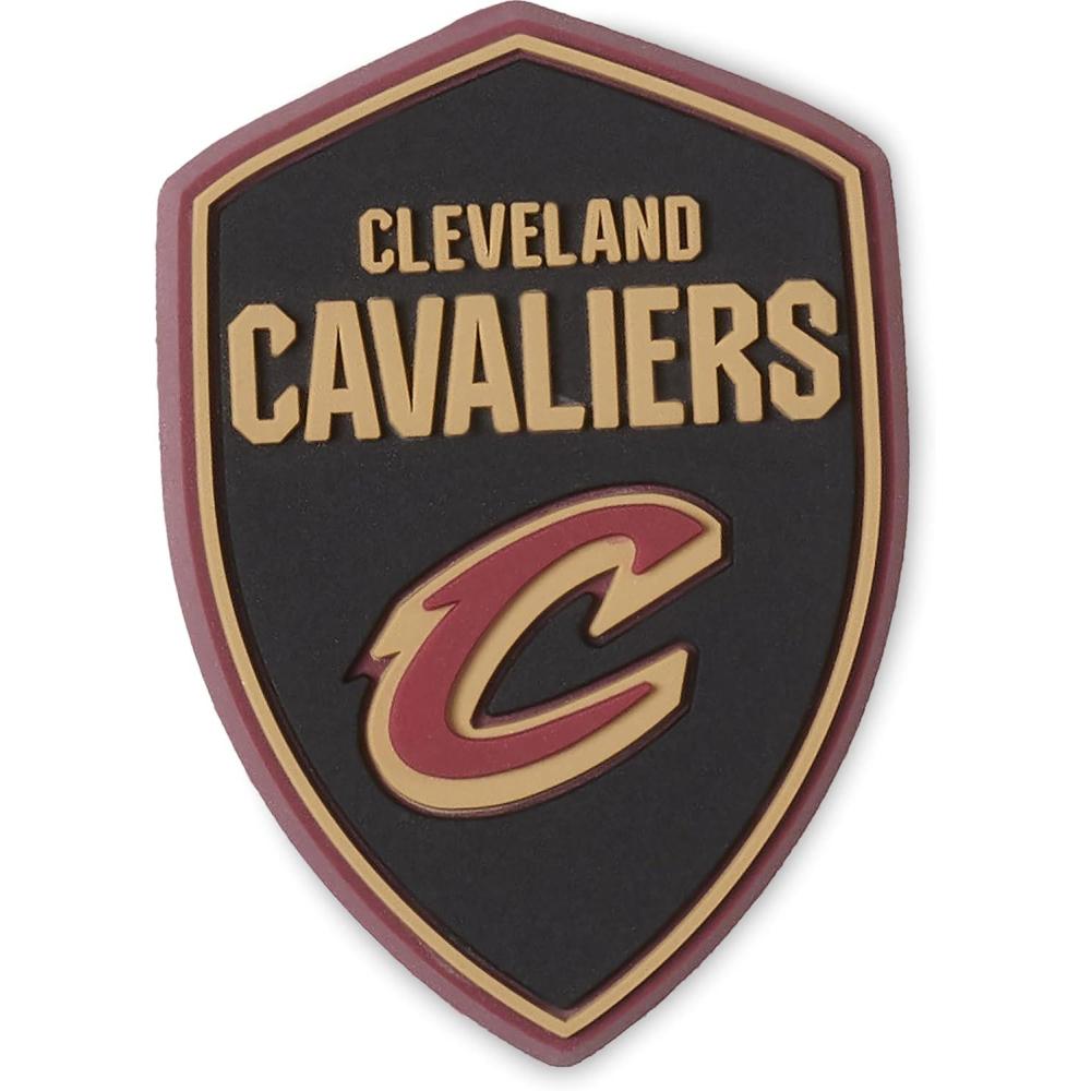 imageCrocs UnisexAdult Jibbitz Shoe Charms  NBA Basketball Team Shoe Charm Singles Sports Charms for Boys and GirlsCleveland Cavaliers