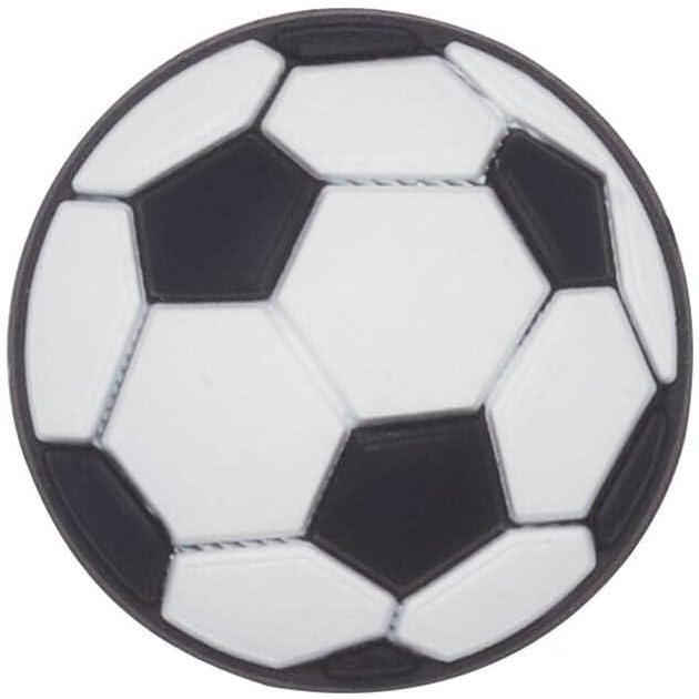 imageCrocs UnisexAdult Jibbitz Shoe Charms  Sports Shoe Charm Singles Charms for Boys and GirlsSoccerball