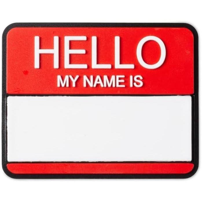 imageCrocs UnisexAdult Jibbitz Shoe Charms  Work Shoe Charm Singles Cute Jibbitz Women and MenHello My Name is
