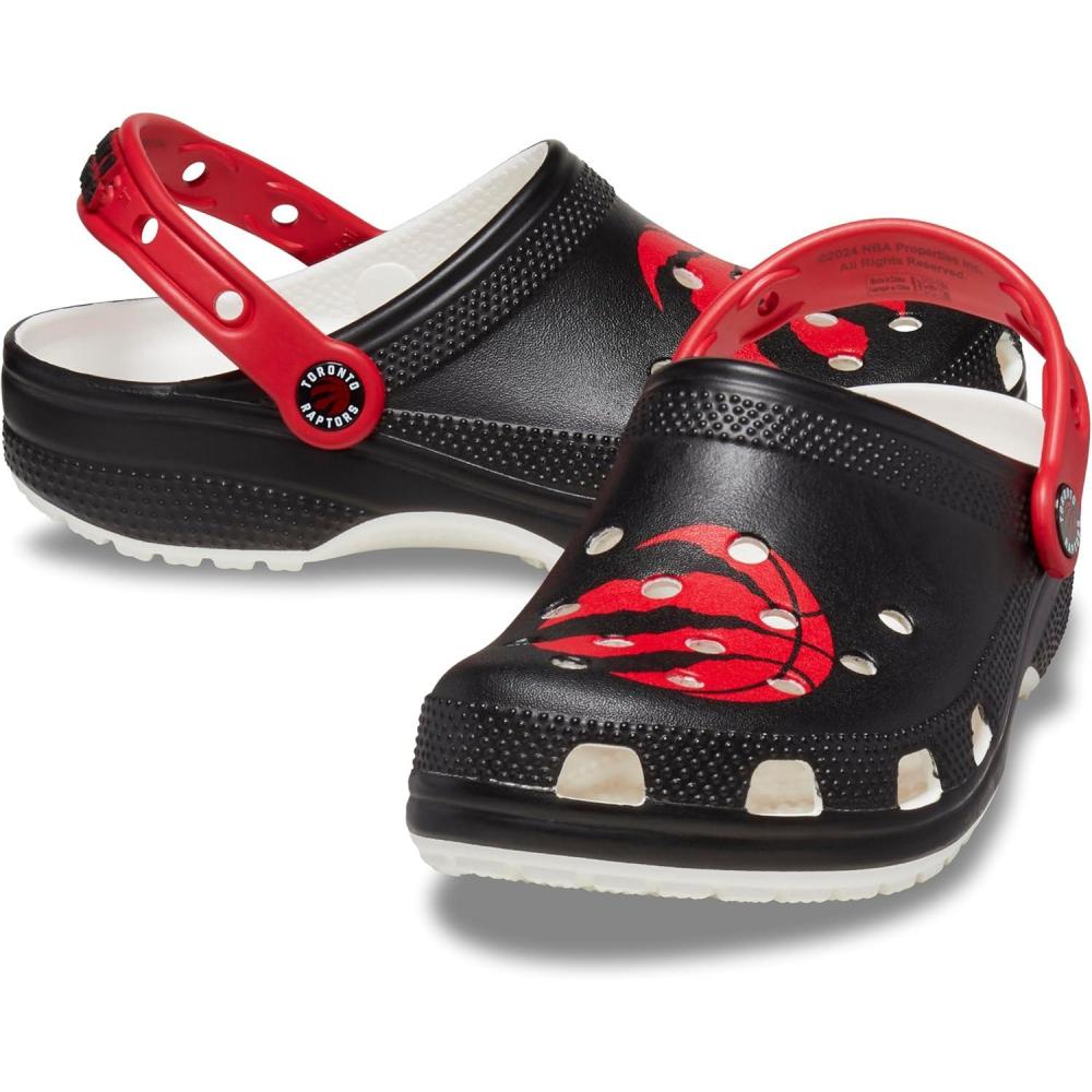 imageCrocs UnisexAdult NBA Classic ClogsToronto Raptors
