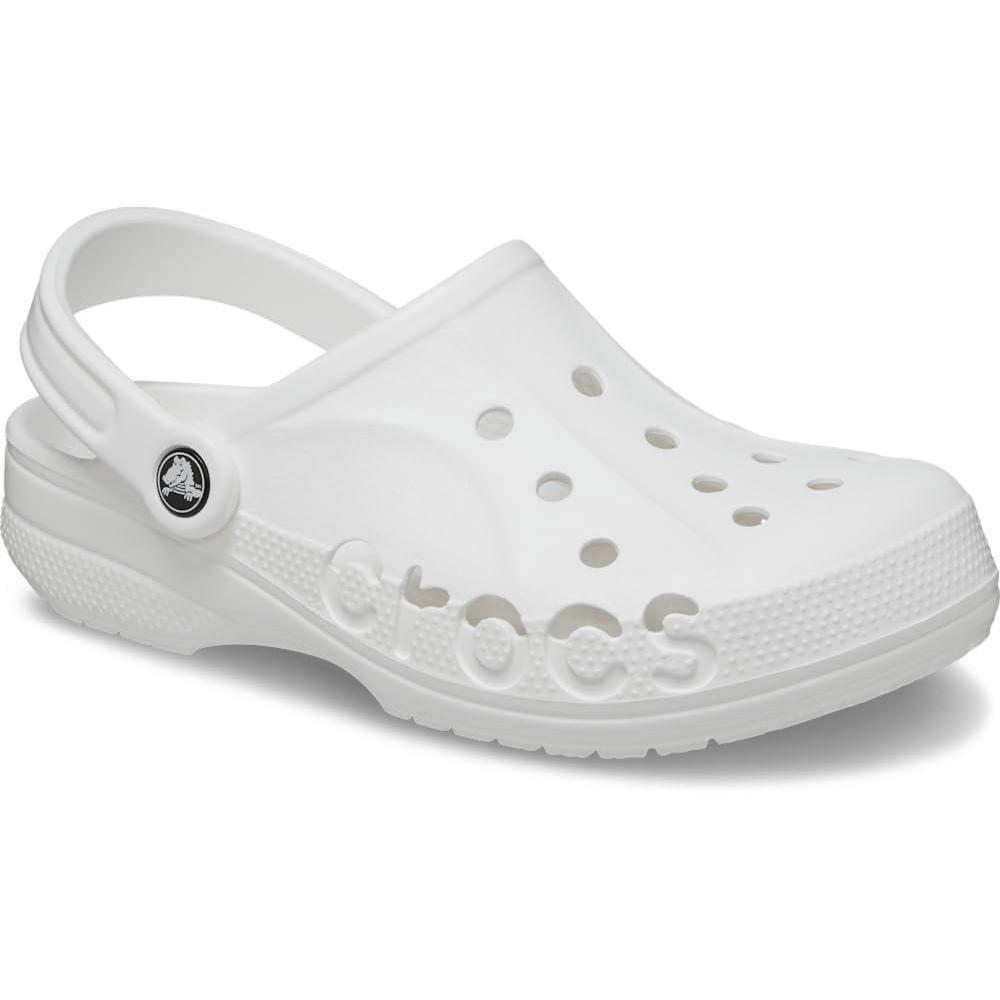 imageCrocs UnisexAdult Via Clogs Slipon Shoes for Men and WomenWhite