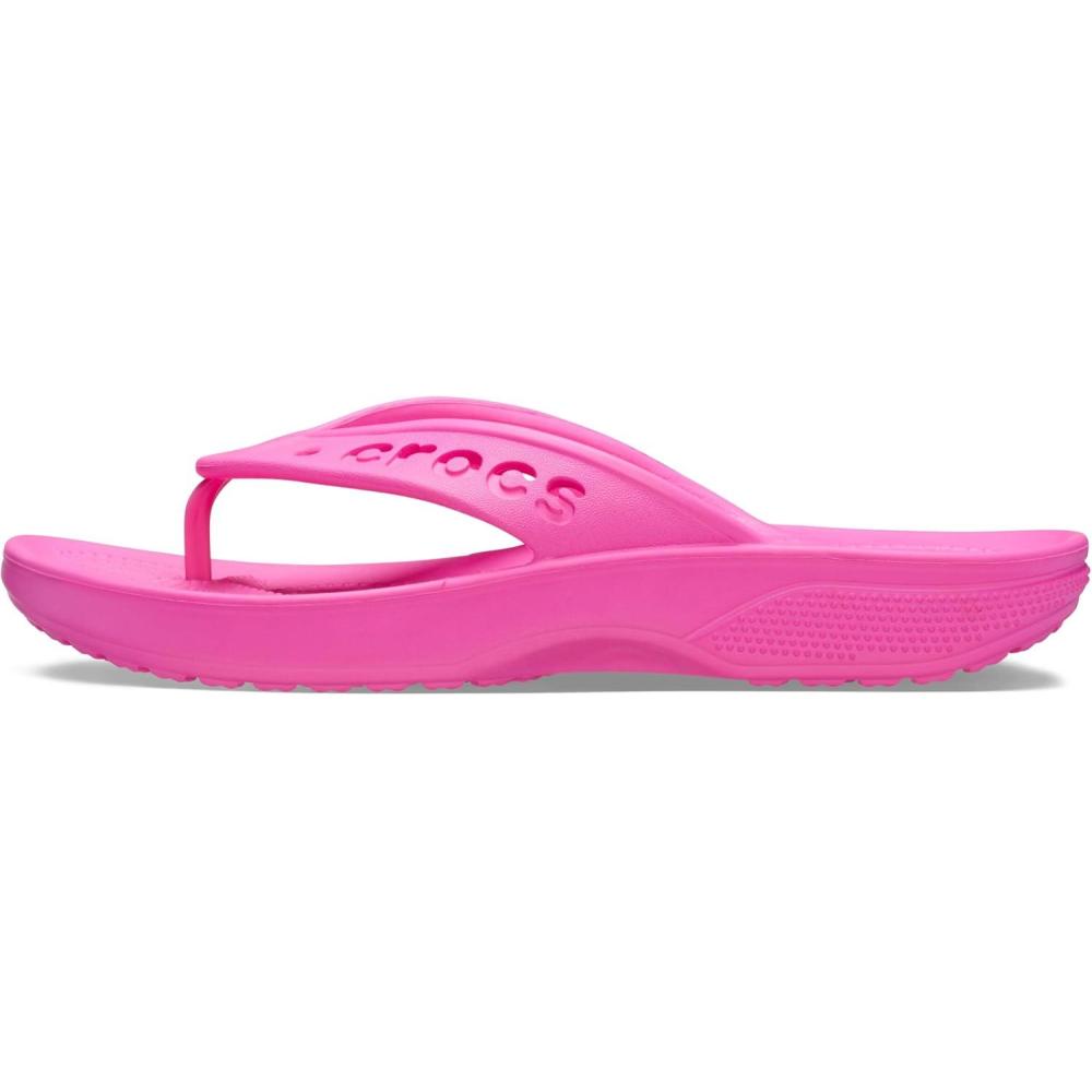 imageCrocs UnisexAdult Via Flip FlopElectric Pink