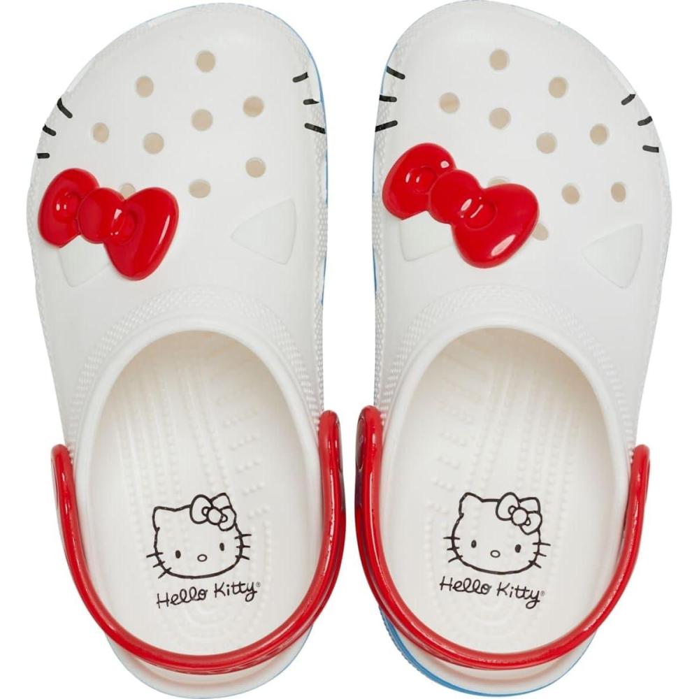 imageCrocs UnisexChild Classic Hello Kitty ClogWhite