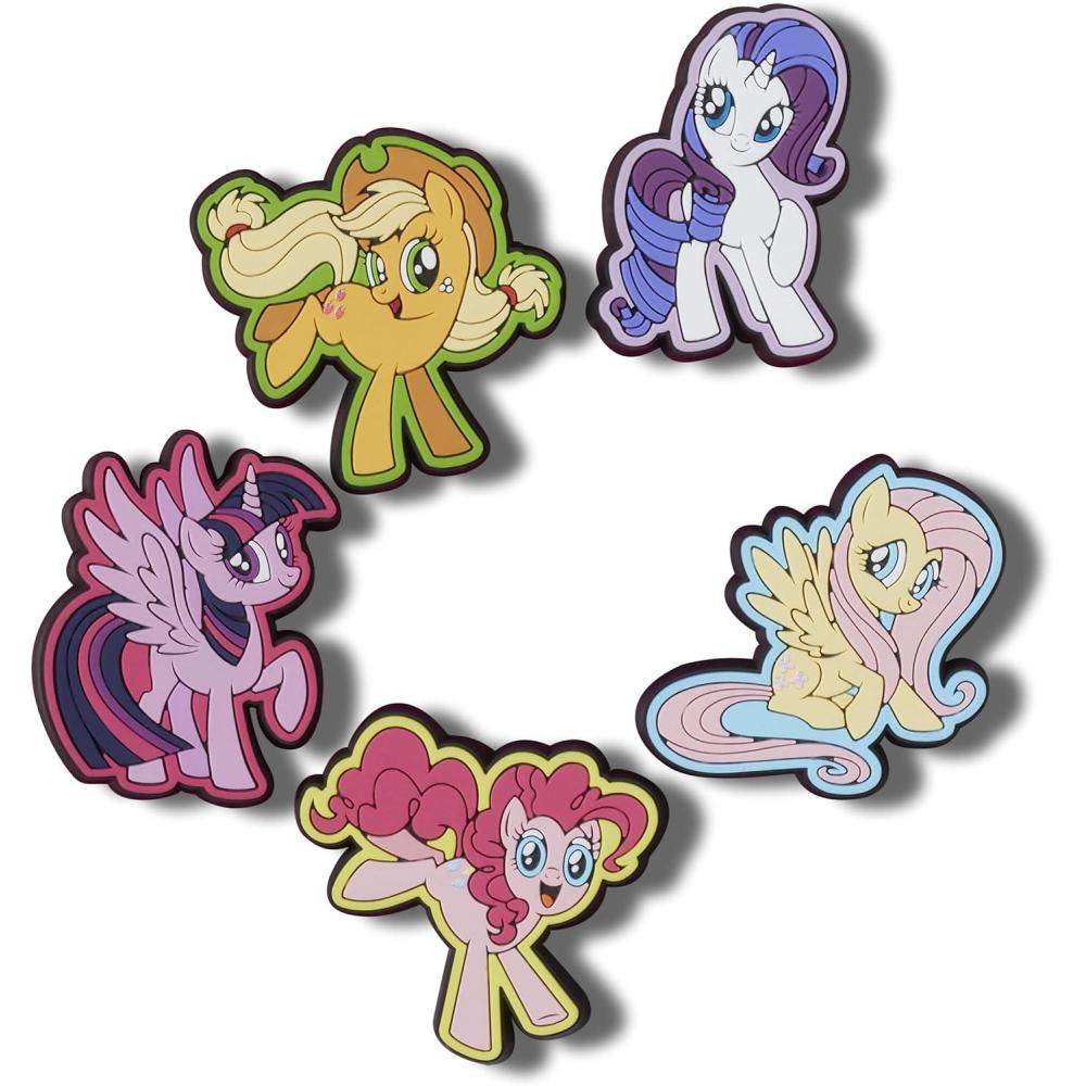imageCrocs Unisexs Jibbitz Shoe Little Pony Multi PackMy Little Pony 5Pack