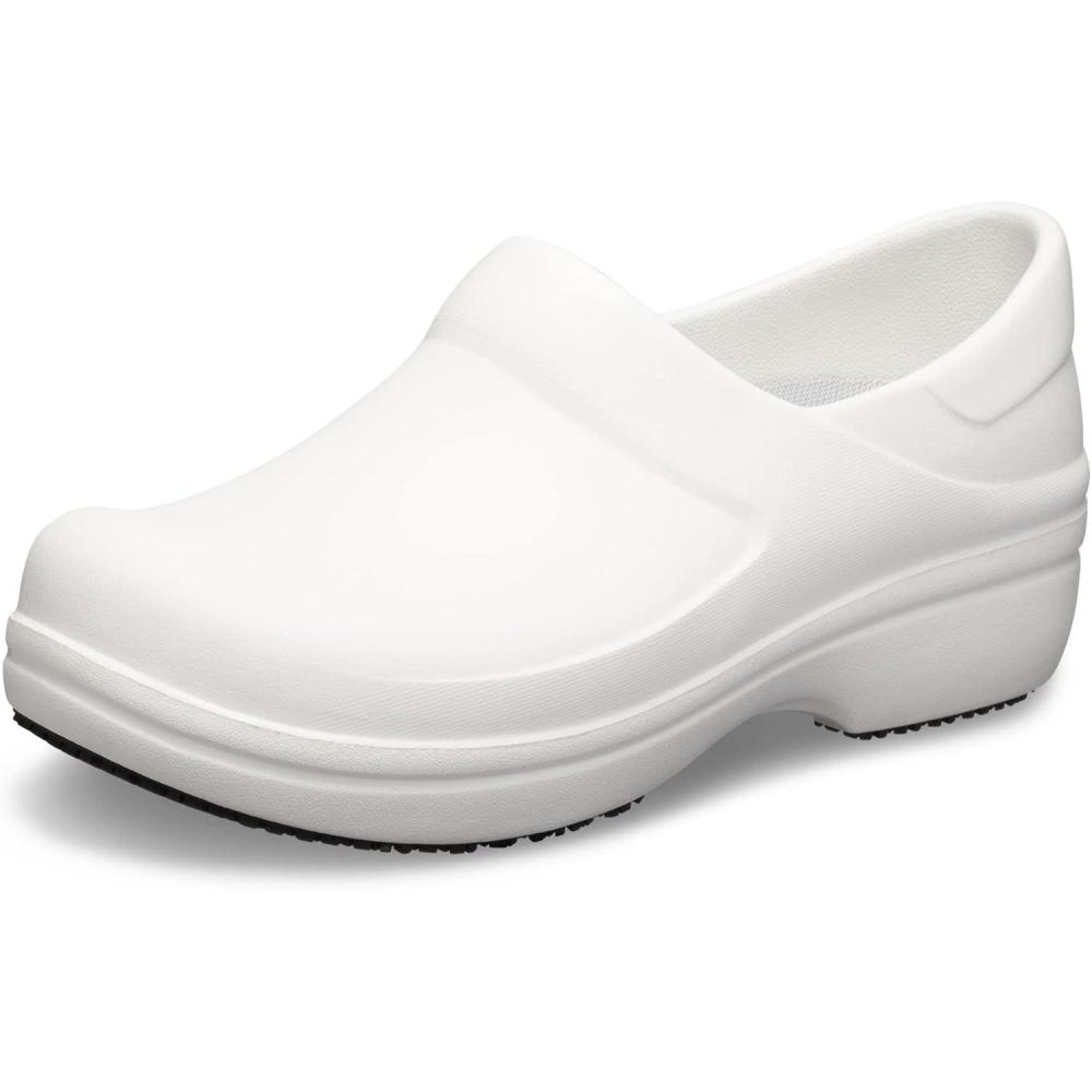 imageCrocs Womens Neria Pro II Clogs Slip Resistant Work Shoes for WomenWhite