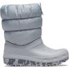 Crocs Classic Neo Puff Boot (Toddler)(Light Grey)