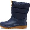 Crocs Classic Neo Puff Boot (Toddler)(Navy/Gum)