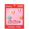 Crocs Jibbitz 5-Pack Food Shoe Charms | Jibbitz(Sweethearts)