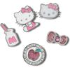 Crocs Jibbitz 5-Pack Hello Kitty and Friends Shoe Charms(Sparkly Hello Kitty)