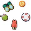 Crocs Jibbitz 5-Pack Trendy Shoe Charms | Jibbitz(Happy Summer)