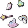 Crocs Jibbitz 5-Pack Unicorn Shoe Charms(Princess Pack)