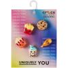Crocs Jibbitz Food – Stylish Shoe Charms – Synthetic Material – Jibbitz Packs Shoe Charms – One-of-a-kinds(Bad But Cute Foods 5-Pack)