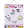 Crocs Jibbitz Packs for Shoes, and Sandals – Beautiful Accessory, Colorful Charms, and Constructed with Synthetic Material(Cinnamoroll/Chococat)