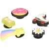 Crocs Jibbitz Packs for Shoes, and Sandals – Beautiful Accessory, Colorful Charms, and Constructed with Synthetic Material(Retro Style 5-Pack)