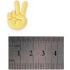 Crocs Jibbitz Peace and Love Shoe Charms | Jibbitz for Crocs, Peace Hand Sign, Small