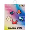Crocs Jibbitz Shoe Charms – Wild Animal Multi Pack, Crocs Charms for Girls and Boys(Sea Friends)