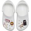 Crocs Jibbitz Shoe Charms, NBA Basketball Teams Sports Collection Multi Packs(Miami Heat)
