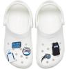 Crocs Jibbitz Shoe Charms, NBA Basketball Teams Sports Collection Multi Packs(Orlando Magic)