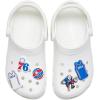 Crocs Jibbitz Shoe Charms, NBA Basketball Teams Sports Collection Multi Packs(Philadelphia 76ers)