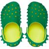 Crocs Kids’ Classic Clogs(Acidity/Green Ivy)