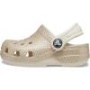Crocs Kids’ Classic Glitter Clog(Champagne Glitter)