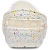 Crocs Kids’ Classic Graphic Clogs(White/Multi Paint Splatter)