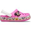 Crocs Kid’s Disney Clog | Mickey Mouse and Minnie Mouse Shoes(Electric Pink/Minnie Mouse)