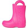 Crocs Kids’ Handle It Graphic Rain Boots(Pink Crush)