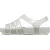 Crocs Kids’ Isabella Glitter Sandals(Silver Glitter)